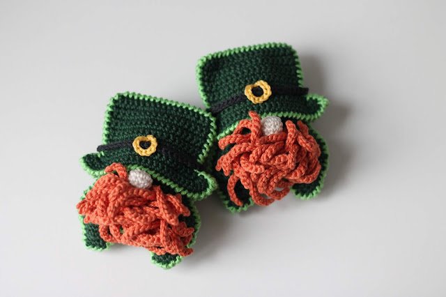 142 PATTERN St. Patrick Gnome Leprechaun crochet pattern
